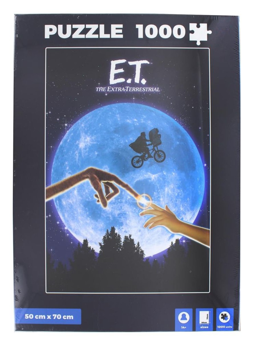 Toynk E.T. The Extra-Terrestrial Movie Poster 1000 Piece Jigsaw Puzzle | Retro Toys & Games