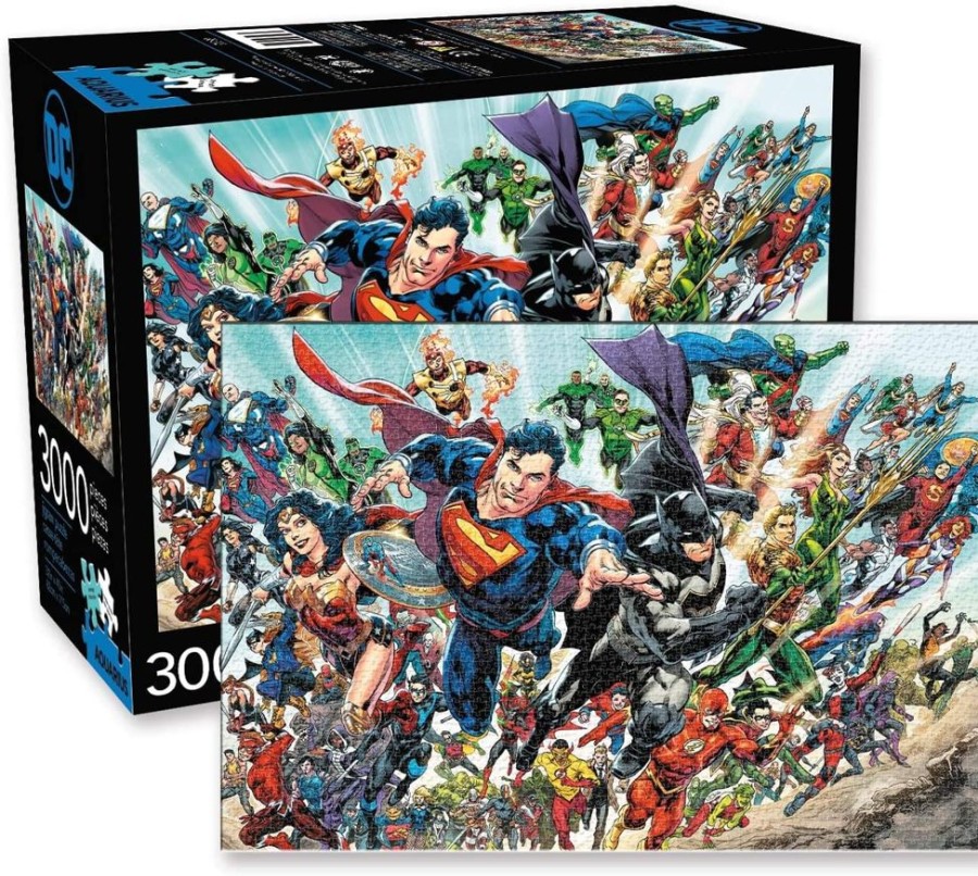 Toynk Dc Comics Superheroes 3000 Piece Jigsaw Puzzle | Retro Toys & Games