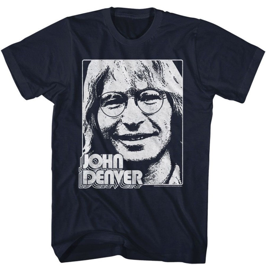 MeTV Custom Brands John Denver - Simple Face | Band And Artist Apparel