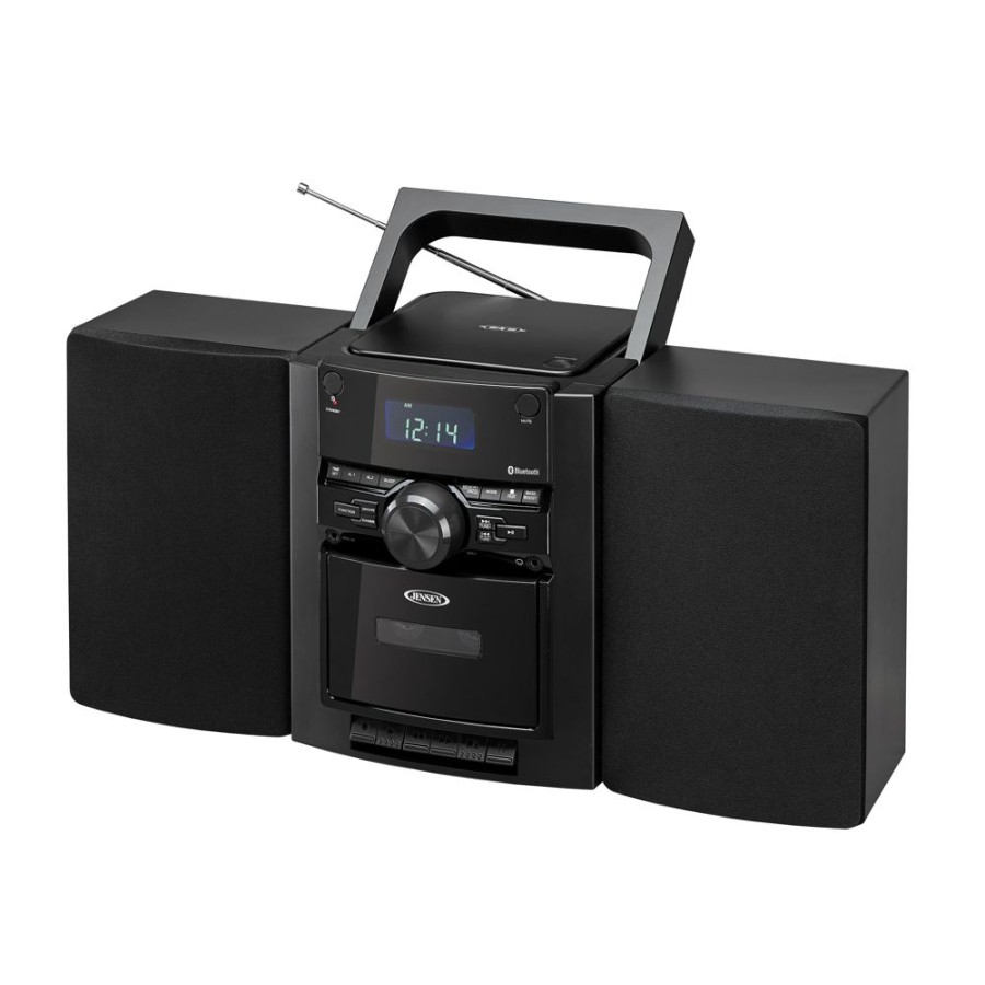 Jensen Jensen Portable Stereo Bluetooth Cd Music System With Cassette And Digital Am/Fm Radio | Cd Players