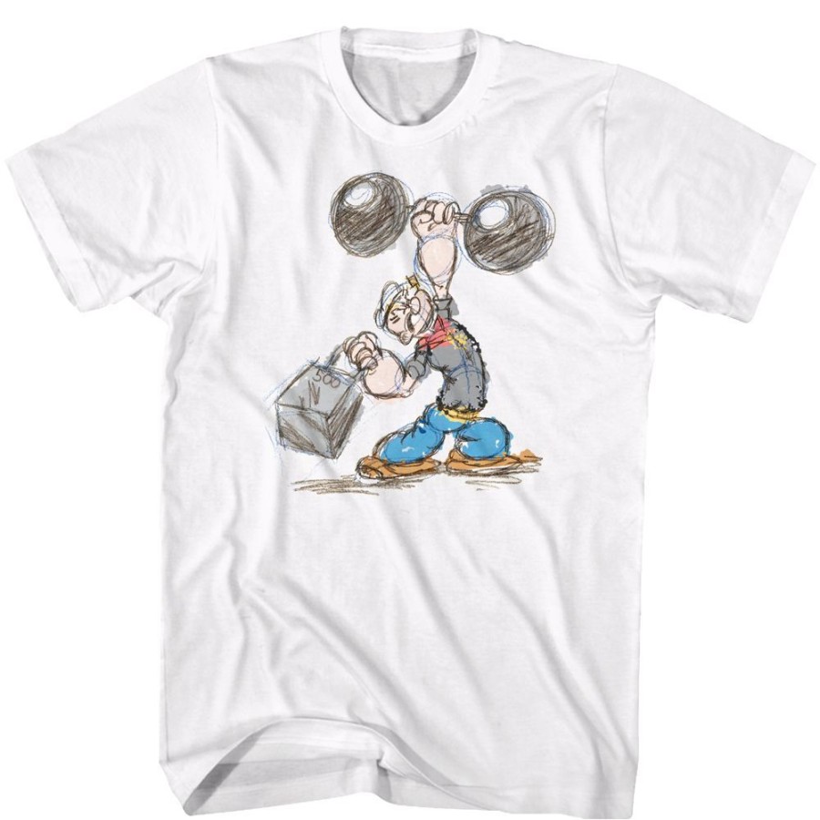 MeTV Custom Brands Popeye - Sketch | Classic Brands Tees