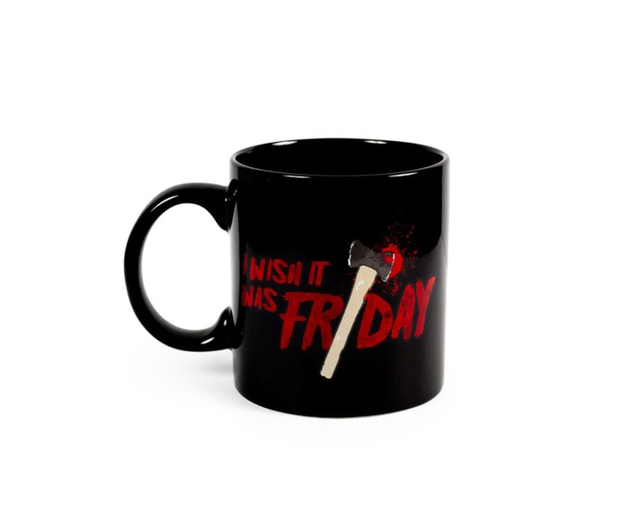 Toynk Friday The 13Th "I Wish It Was Friday" Ceramic Mug | Holds 20 Ounces | Drinkware