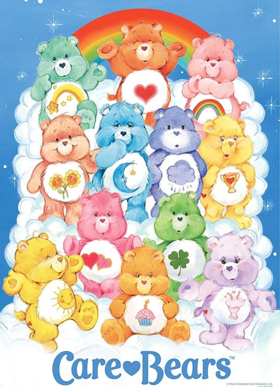 Toynk Care Bears 40Th Anniversary Collage 1000 Piece Jigsaw Puzzle | Puzzles