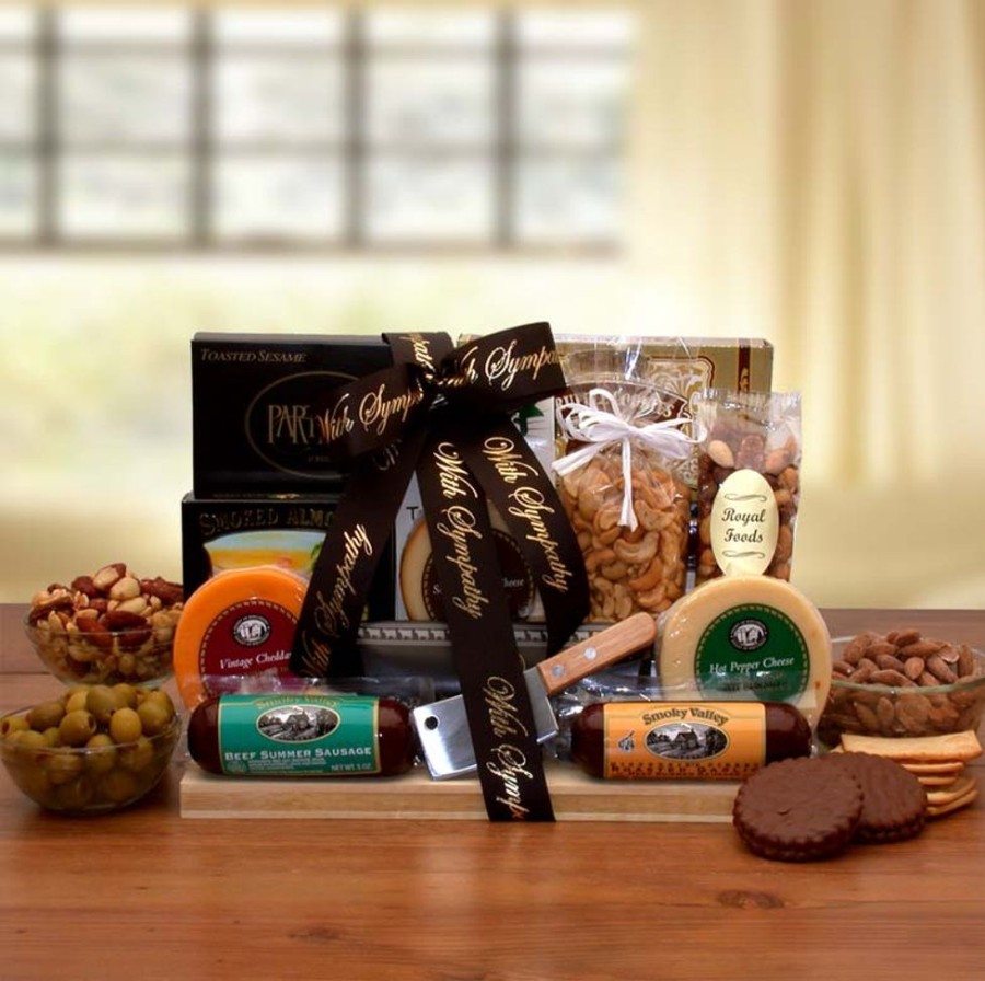 GBDS With Our Deepest Sympathy Gourmet Gift Board | Gourmet Gift Baskets