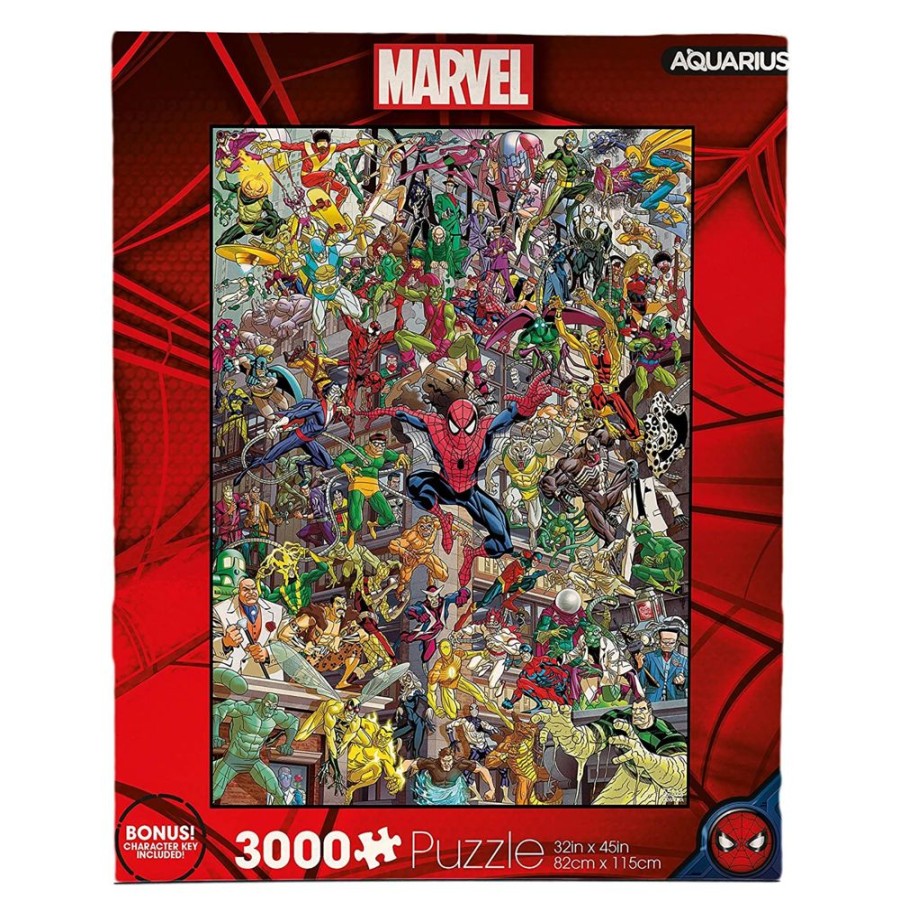 Toynk Marvel Spider-Man Villains 3000 Piece Jigsaw Puzzle | Retro Toys & Games