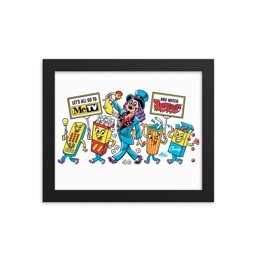 MeTV Custom Products Let'S All Go Svengoolie® Art Print By Mitch O'Connell (2022 Series) | 2023 Svengoolie Artist Collection