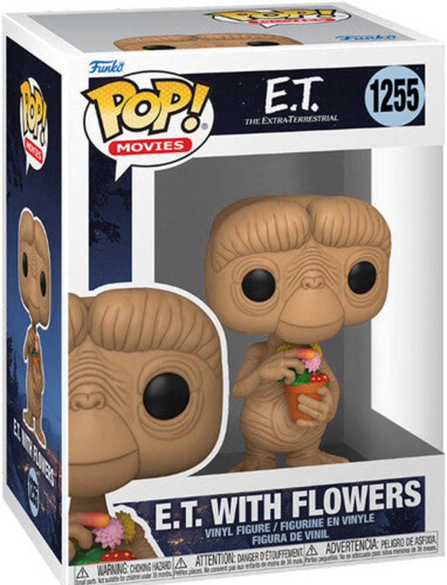 MeTV Entertainment Funko Pop! Movies: E.T. The Extra-Terrestrial - E.T. With Flowers | Funko Pops!