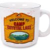 Toynk Friday The 13Th Welcome To Camp Crystal Lake Ceramic Camper Mug | 20 Ounces | Drinkware