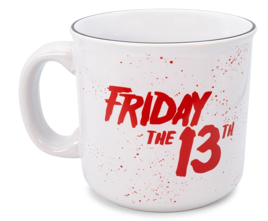 Toynk Friday The 13Th Welcome To Camp Crystal Lake Ceramic Camper Mug | 20 Ounces | Drinkware