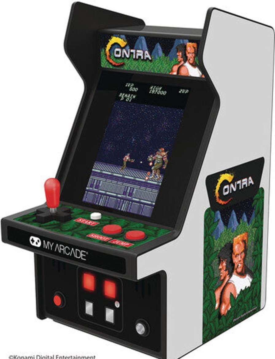 MeTV Entertainment My Arcade Dgunl-3280 Contra Micro Player Retro Arcade Machine - 7.25 Inch | Handheld Video Games