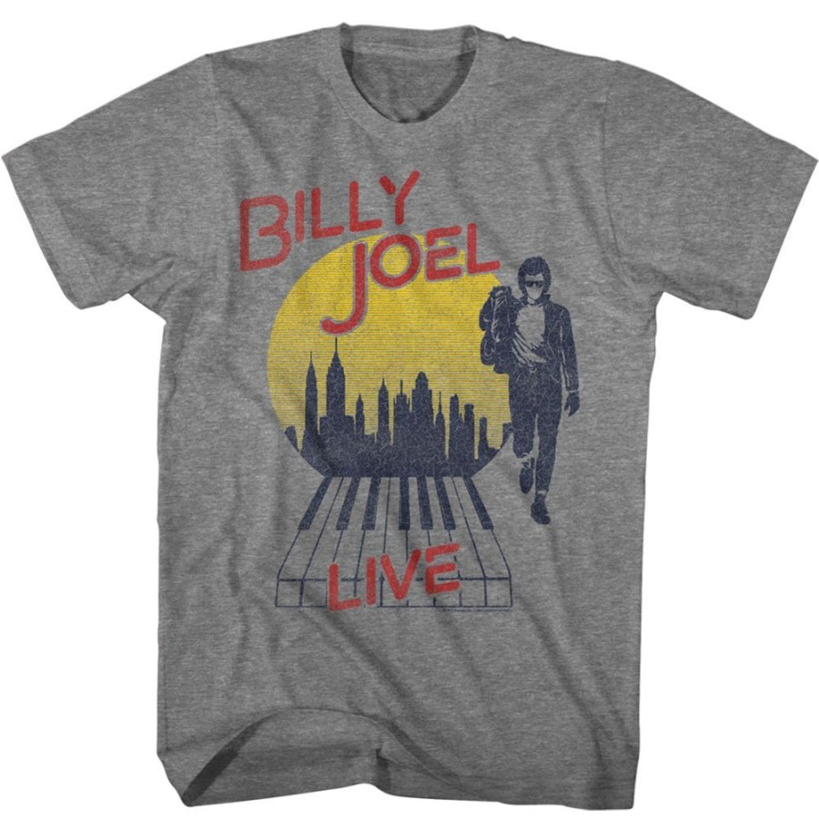 MeTV Custom Brands Billy Joel - Joel Live In The City | Band And Artist Apparel