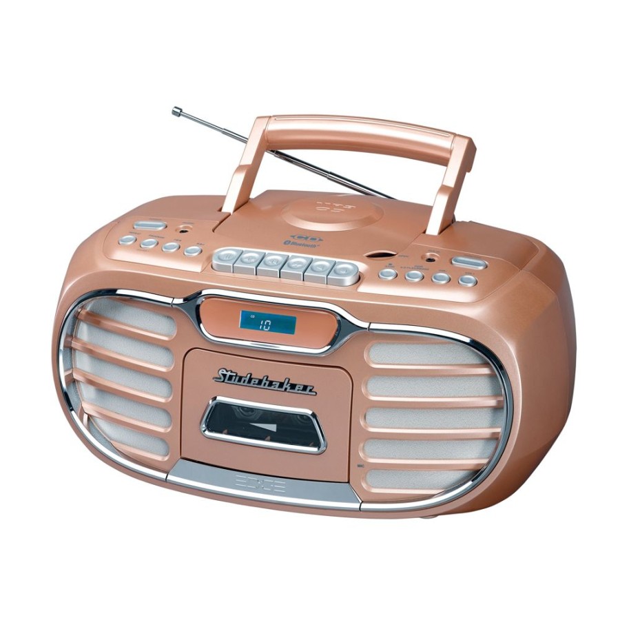 Studebaker Studebaker Retro Edge Big Sound Bluetooth Boombox | Cd Players