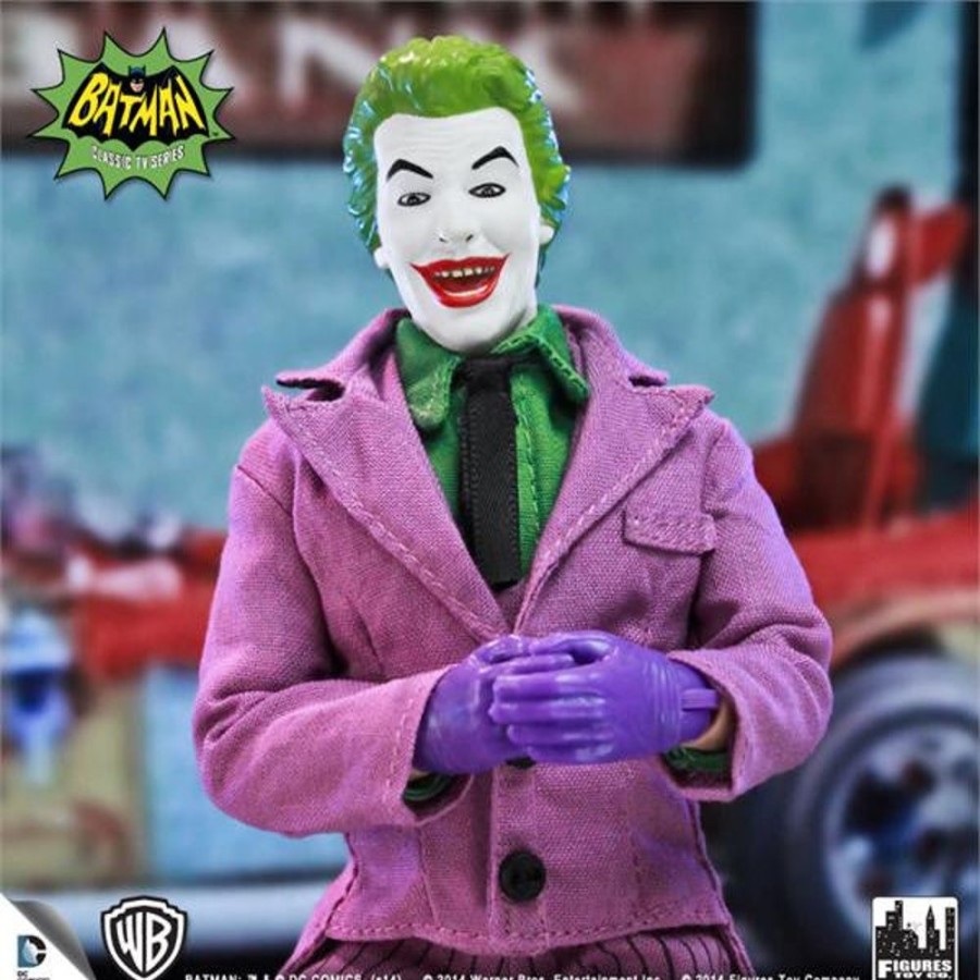 MeTV Figures Batman Classic Tv Series 8 Inch Deluxe Figurine: The Joker | Heroes & Villains