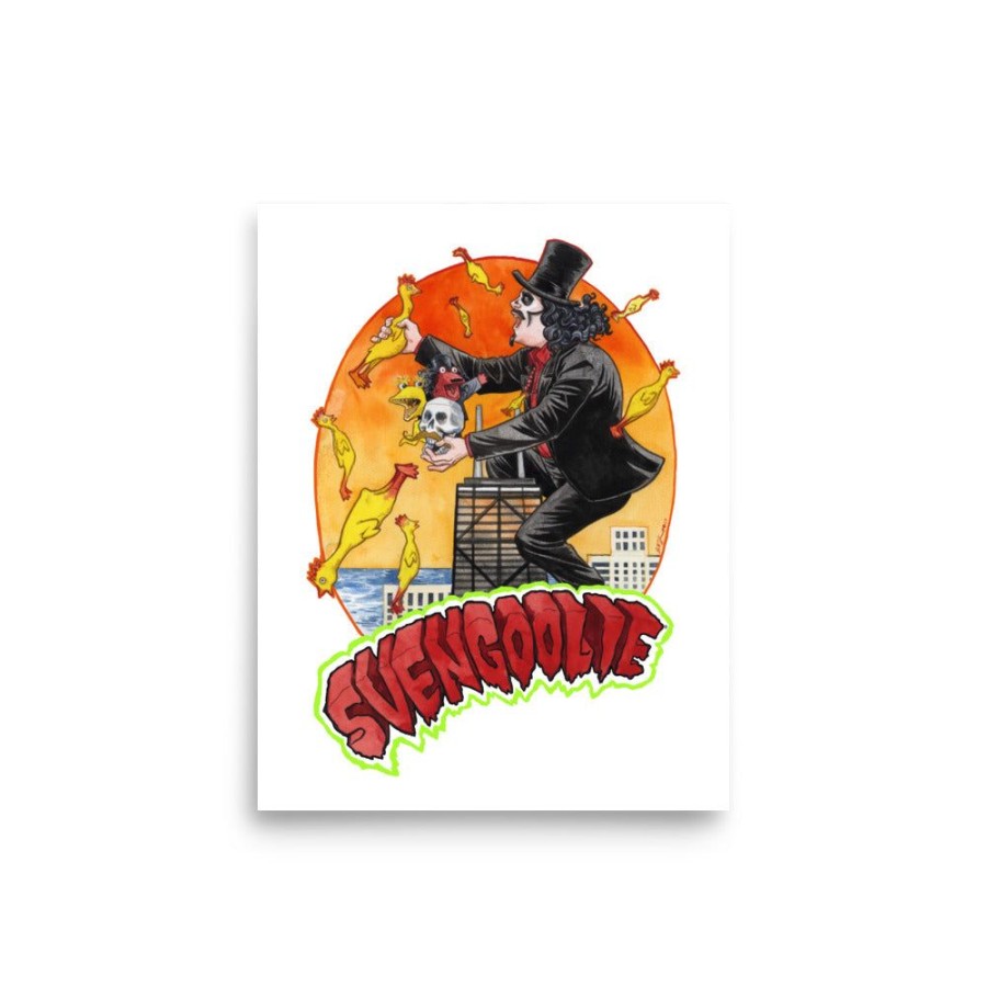 MeTV Custom Products King Sven Svengoolie® Art Print By Jill Thompson (2022 Series) | 2023 Svengoolie Artist Collection