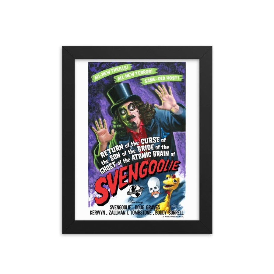 MeTV Custom Products The Horror Of Svengoolie Poster Svengoolie® Art Print By Bill Morrison (2022 Series) | 2023 Svengoolie Artist Collection