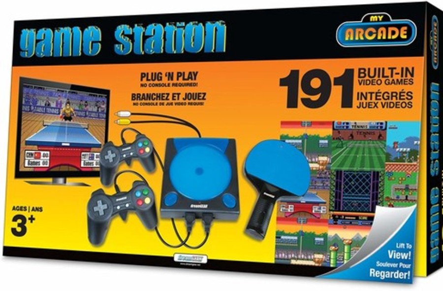 MeTV Entertainment My Arcade Dgun-2558 Plugnplay Gamestation Pro - Game System - Includes 191 Games | Handheld Video Games