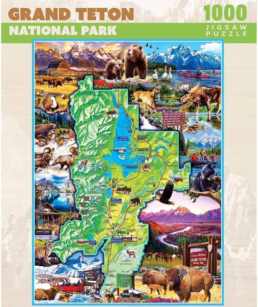 Toynk Grand Tetons 1000 Piece Jigsaw Puzzle | Puzzles