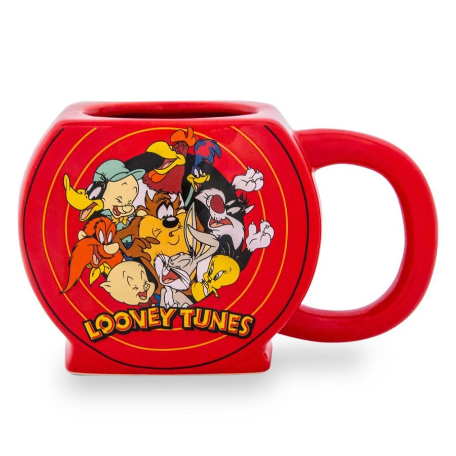 Toynk Looney Tunes "That'S All Folks" Sculpted Ceramic Mug | Holds 20 Ounces | Looney Tunes