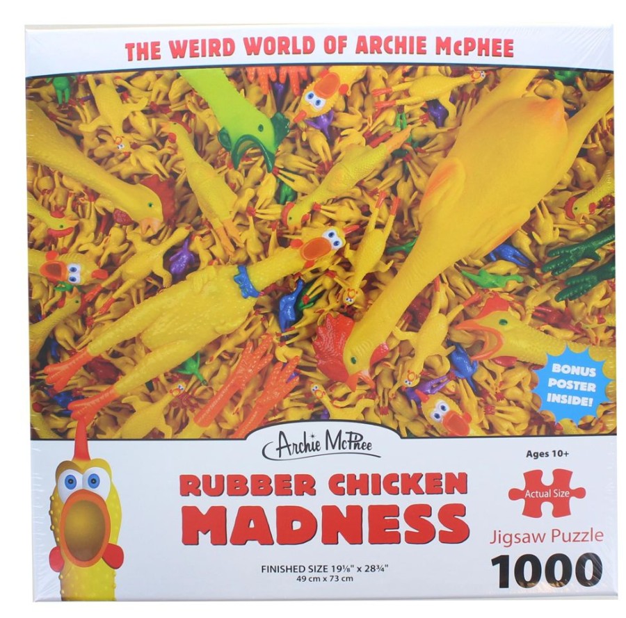 Toynk Rubber Chicken Madness 1000 Piece Jigsaw Puzzle | Puzzles