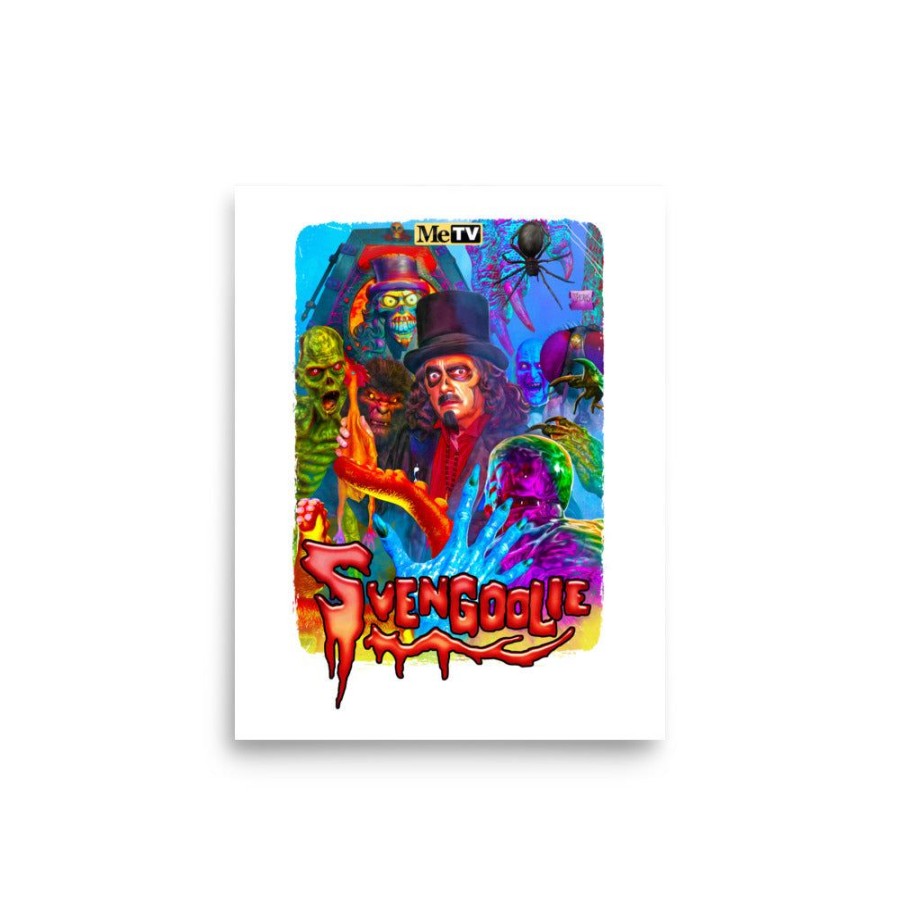 MeTV Custom Products Monster Mash-Up Svengoolie® Art Print By Mark Spears | 2023 Svengoolie Artist Collection