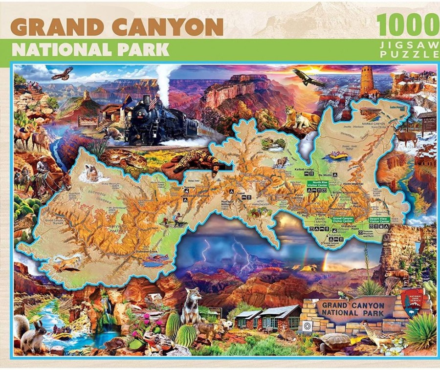 Toynk Grand Canyon 1000 Piece Jigsaw Puzzle | Retro Toys & Games