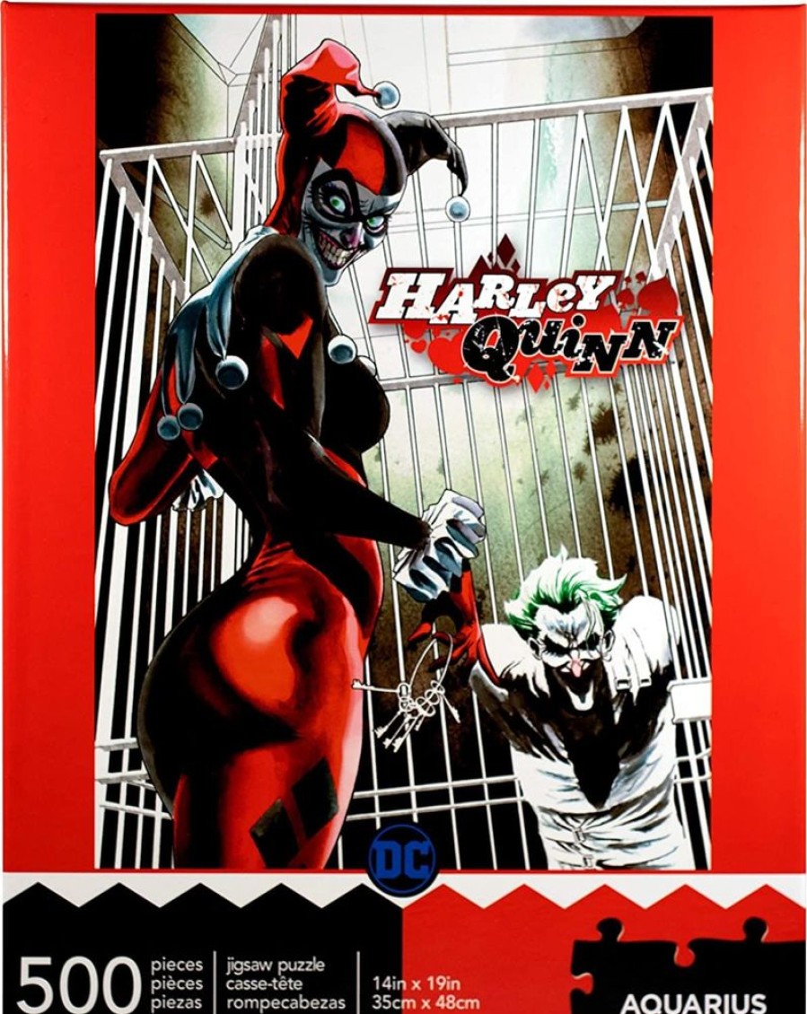 Toynk Dc Comics Harley Quinn & Joker 500 Piece Jigsaw Puzzle | Retro Toys & Games