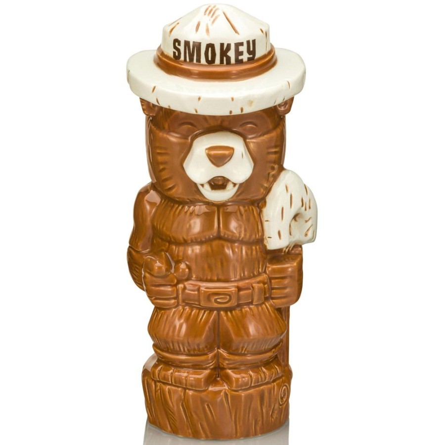 Toynk Geeki Tikis Smokey Bear 14 Ounce Ceramic Mug | Drinkware