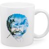 Toynk Bob Ross Portrait Ceramic Mug | Holds 11 Ounces | Drinkware