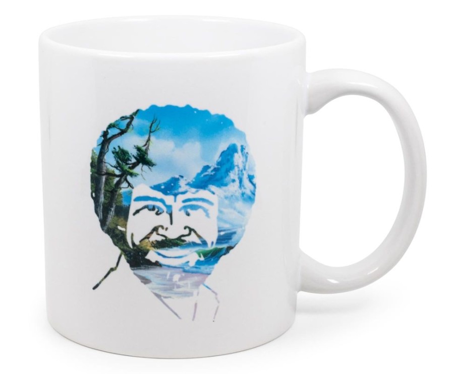 Toynk Bob Ross Portrait Ceramic Mug | Holds 11 Ounces | Drinkware