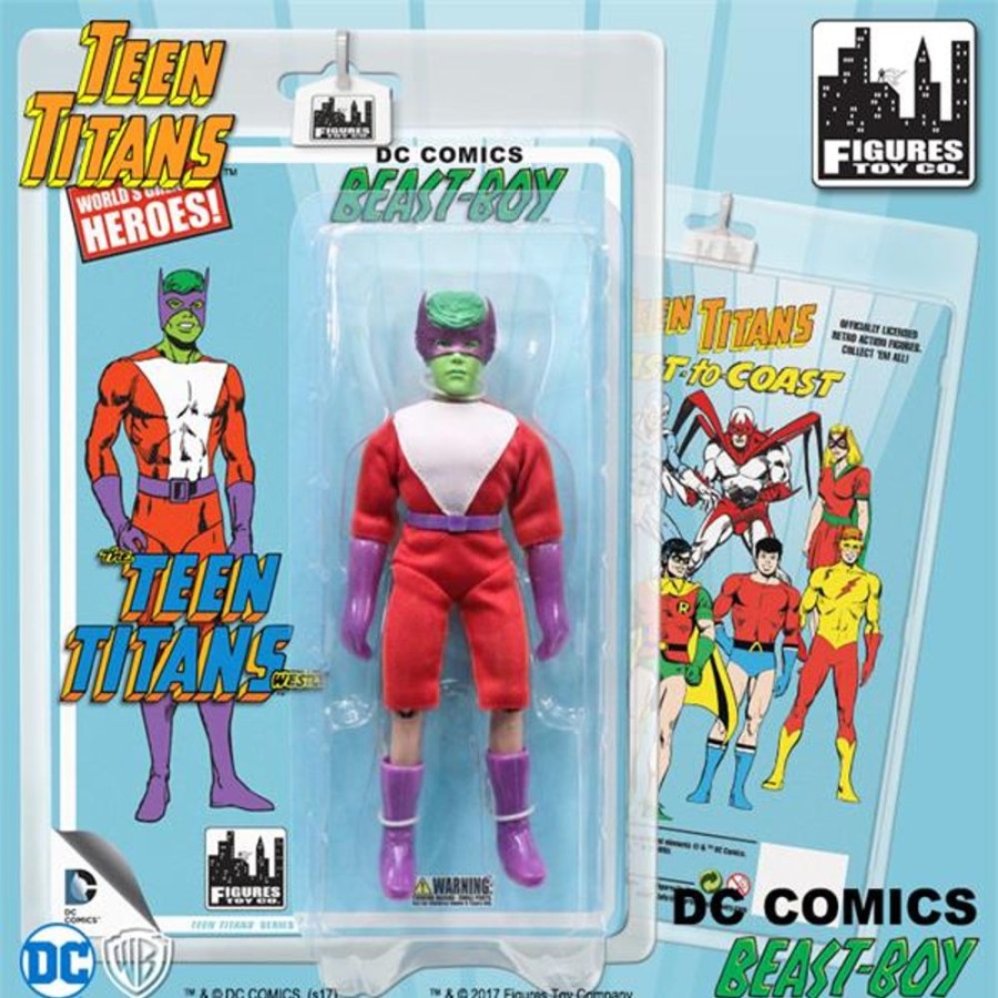 MeTV Figures Teen Titans 7 Inch Action Figures Series Two: Beast Boy | Heroes & Villains