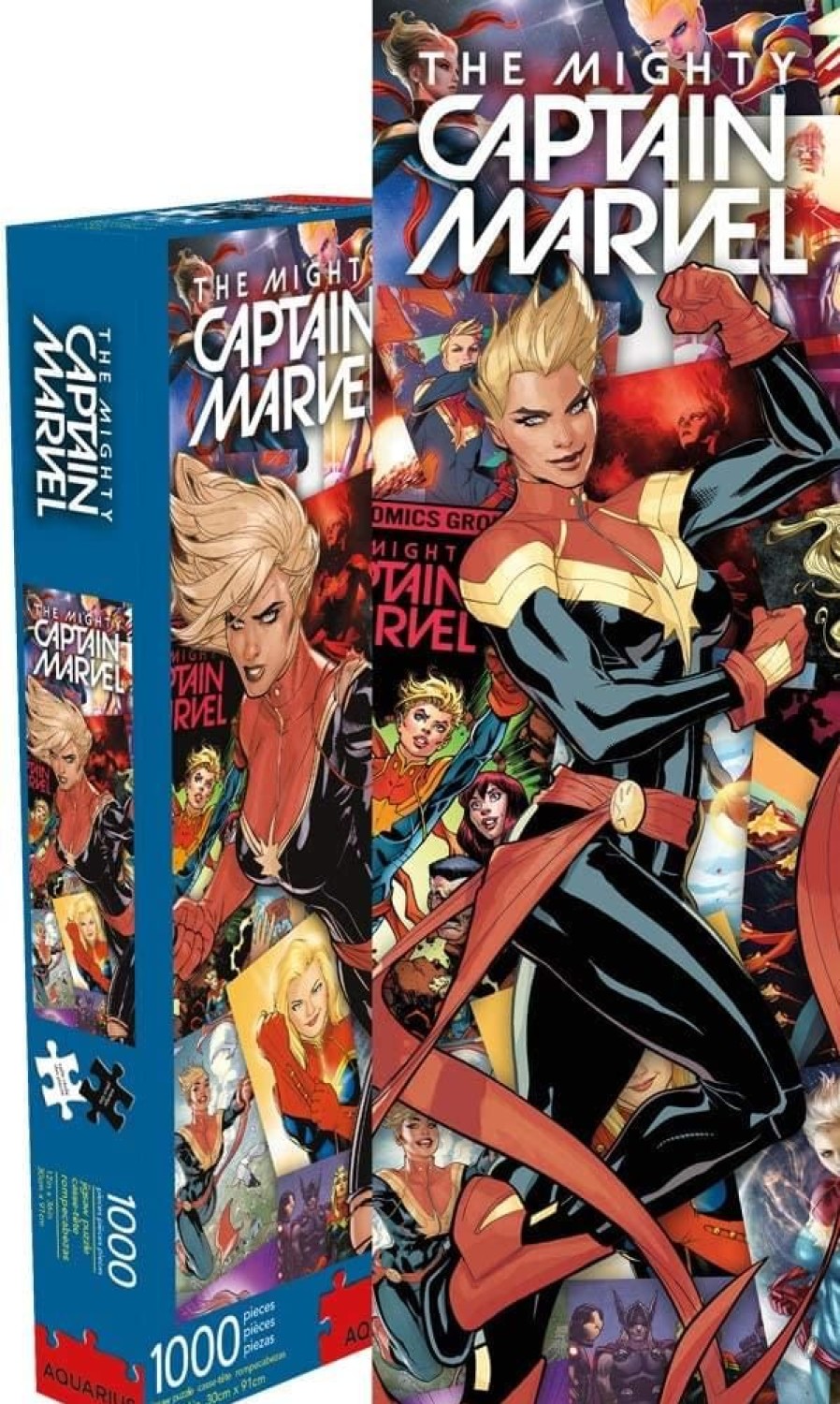 Toynk Marvel Captain Marvel Collage 1000 Piece Slim Jigsaw Puzzle | Puzzles