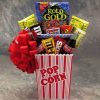 GBDS Popcorn Pack Snack Gift Basket | Movie Night Gift Baskets