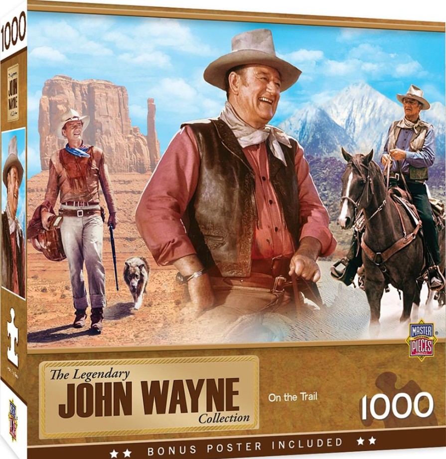 Toynk John Wayne On The Trail 1000 Piece Jigsaw Puzzle | Puzzles