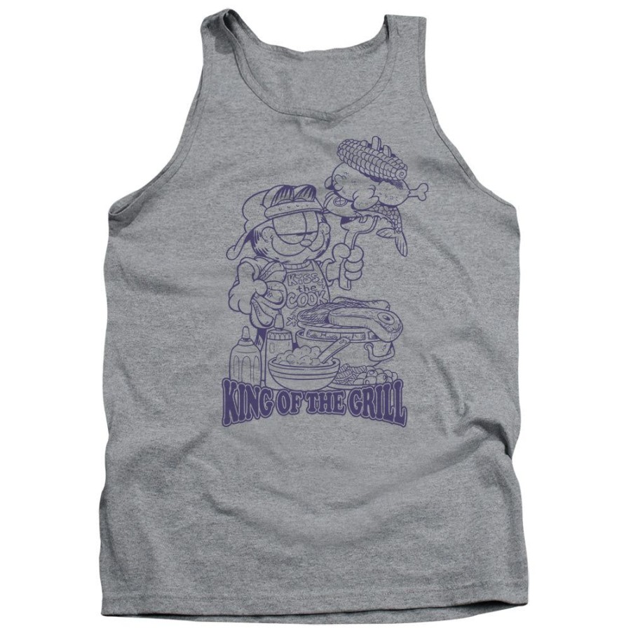 MeTV Custom Classics Garfield - King Of The Grill | Tank Tops