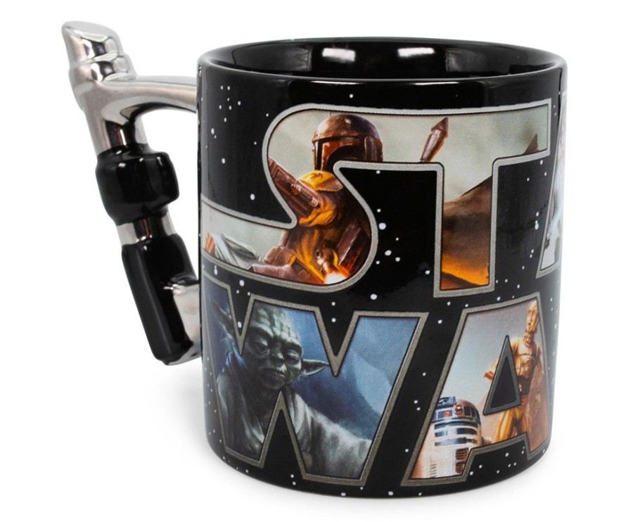 Toynk Star Wars Lightsaber Handle Ceramic Mug | Holds 20 Ounces | Drinkware