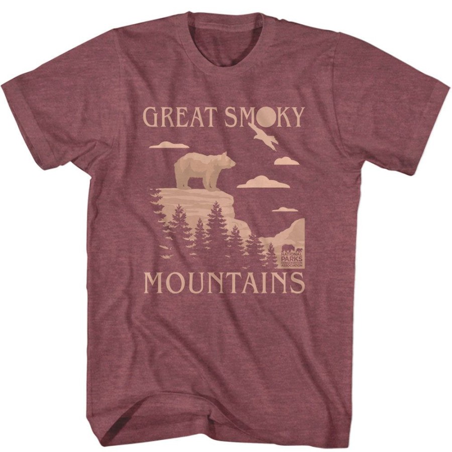 MeTV Custom Brands National Parks - Great Smoky Mountains (Red) | Classic Brands Tees