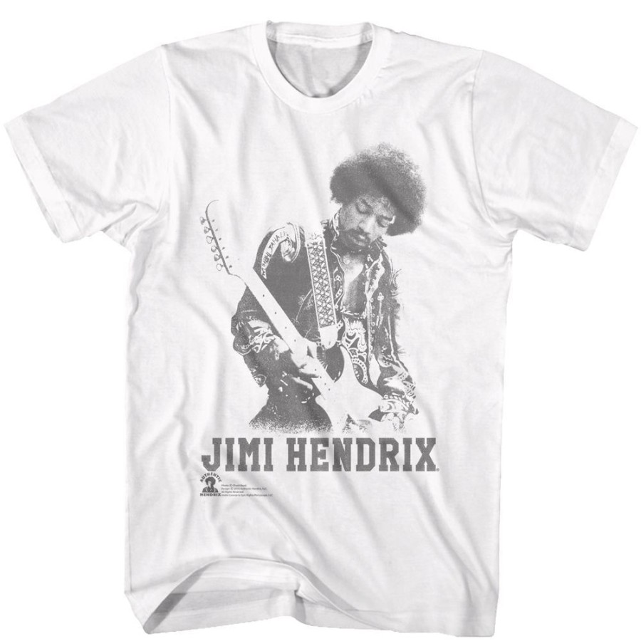 MeTV Custom Brands Jimi Hendrix - Black And White | Band And Artist Apparel