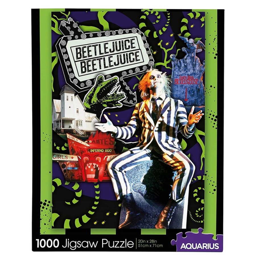 Toynk Beetlejuice 1000 Piece Jigsaw Puzzle | Retro Toys & Games