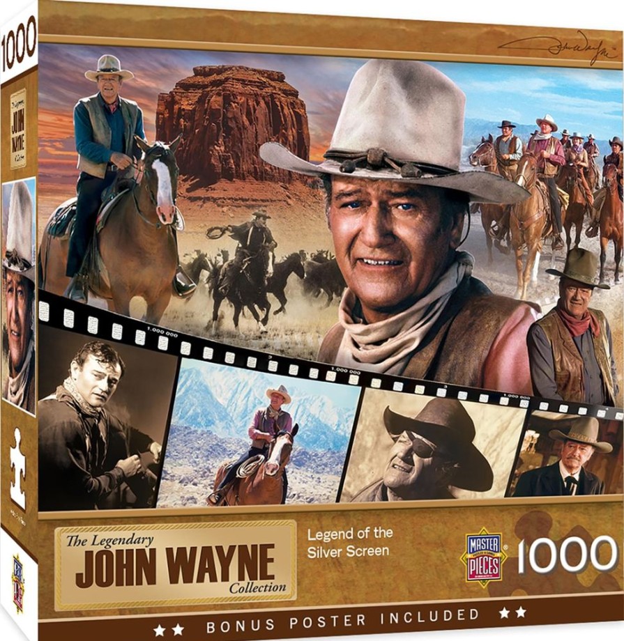 Toynk John Wayne Legend Of The Silver Screen 1000 Piece Jigsaw Puzzle | Puzzles