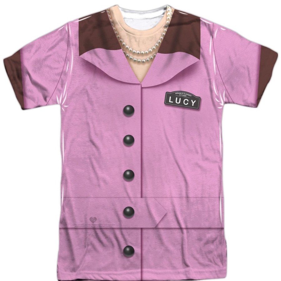 MeTV Custom Classics I Love Lucy - Chocolate Factory Costume (Front & Back) | Costume Apparel