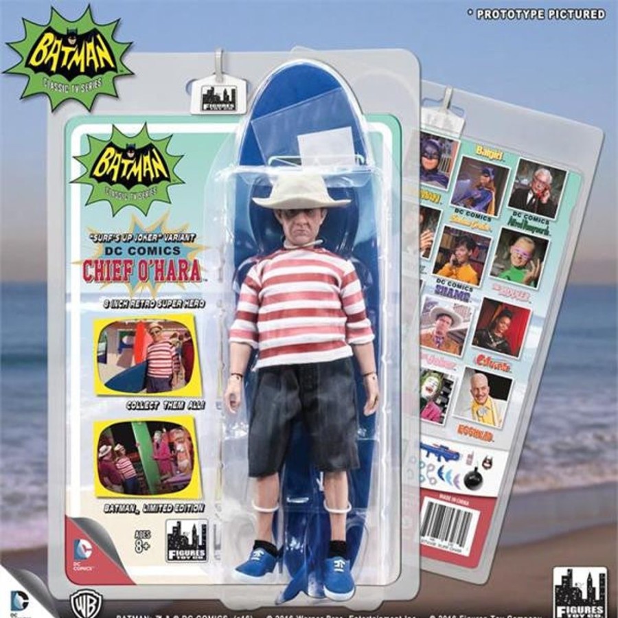 MeTV Figures Batman Classic 1966 Tv Series Retro Figurine: Surfing Chief O'Hara | Heroes & Villains