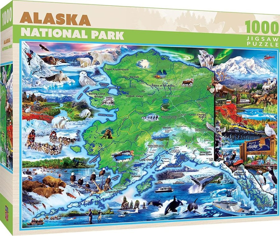 Toynk Alaska 1000 Piece Jigsaw Puzzle | Retro Toys & Games