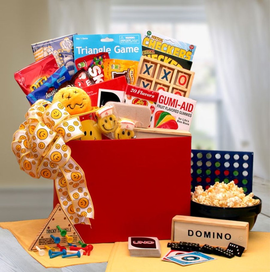 GBDS A Smile A Day Get Well Gift Box | Get Well Soon Gift Basket