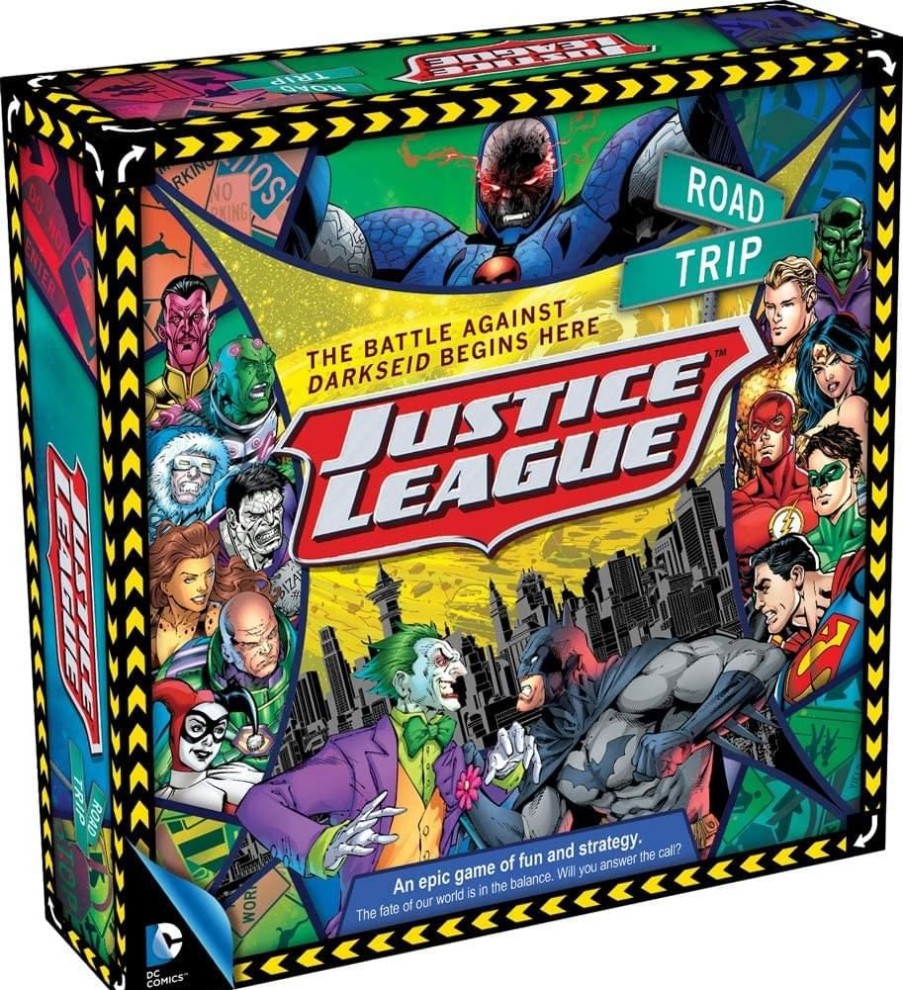 Toynk Dc Comics Justice League Of America Road Trip Board Game | Retro Toys & Games