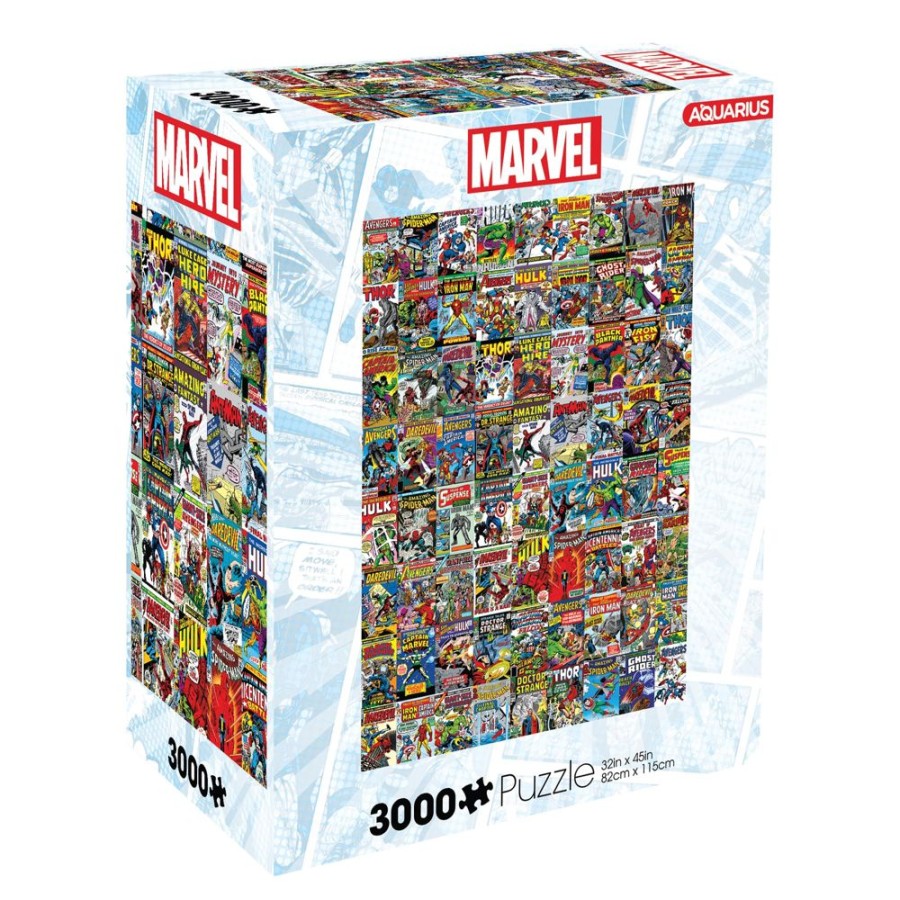 Toynk Marvel Comics Covers Superheroes 3000-Piece Jigsaw Puzzle | Toynk Exclusive | Puzzles