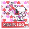 Toynk Peanuts Valentines Day 100 Piece Jigsaw Puzzle | Retro Toys & Games