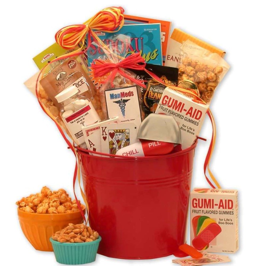 GBDS Man Meds Get Well Gift For Men | Get Well Soon Gift Basket