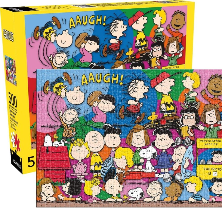 Toynk Peanuts Cast 500 Piece Jigsaw Puzzle | Retro Toys & Games