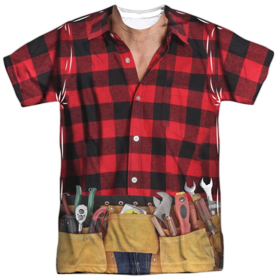 MeTV Custom Classics Handyman Costume (Front & Back) | Costume Apparel