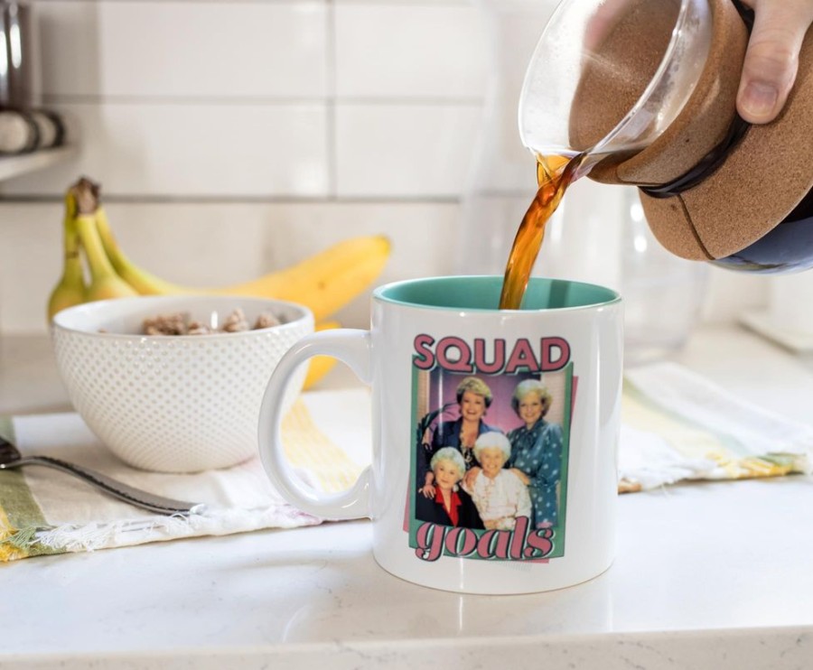 Toynk The Golden Girls "Squad Goals" Ceramic Mug | Holds 20 Ounces | Drinkware